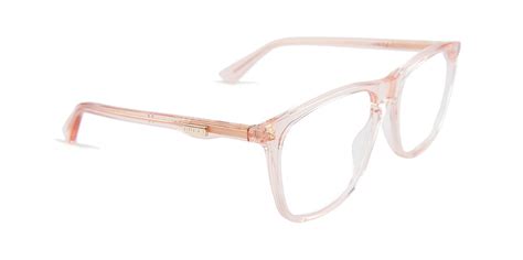 gucci clear pink eyeglasses|gucci glasses with rhinestones.